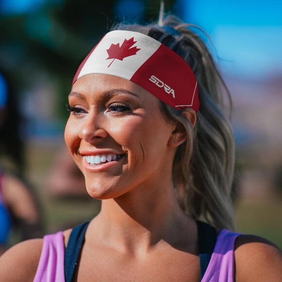 Country Flag Headbands Wide Non-Slip Fabric Sweatbands for Sports and Workout - Picture 6 of 6